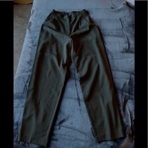 High waisted trousers